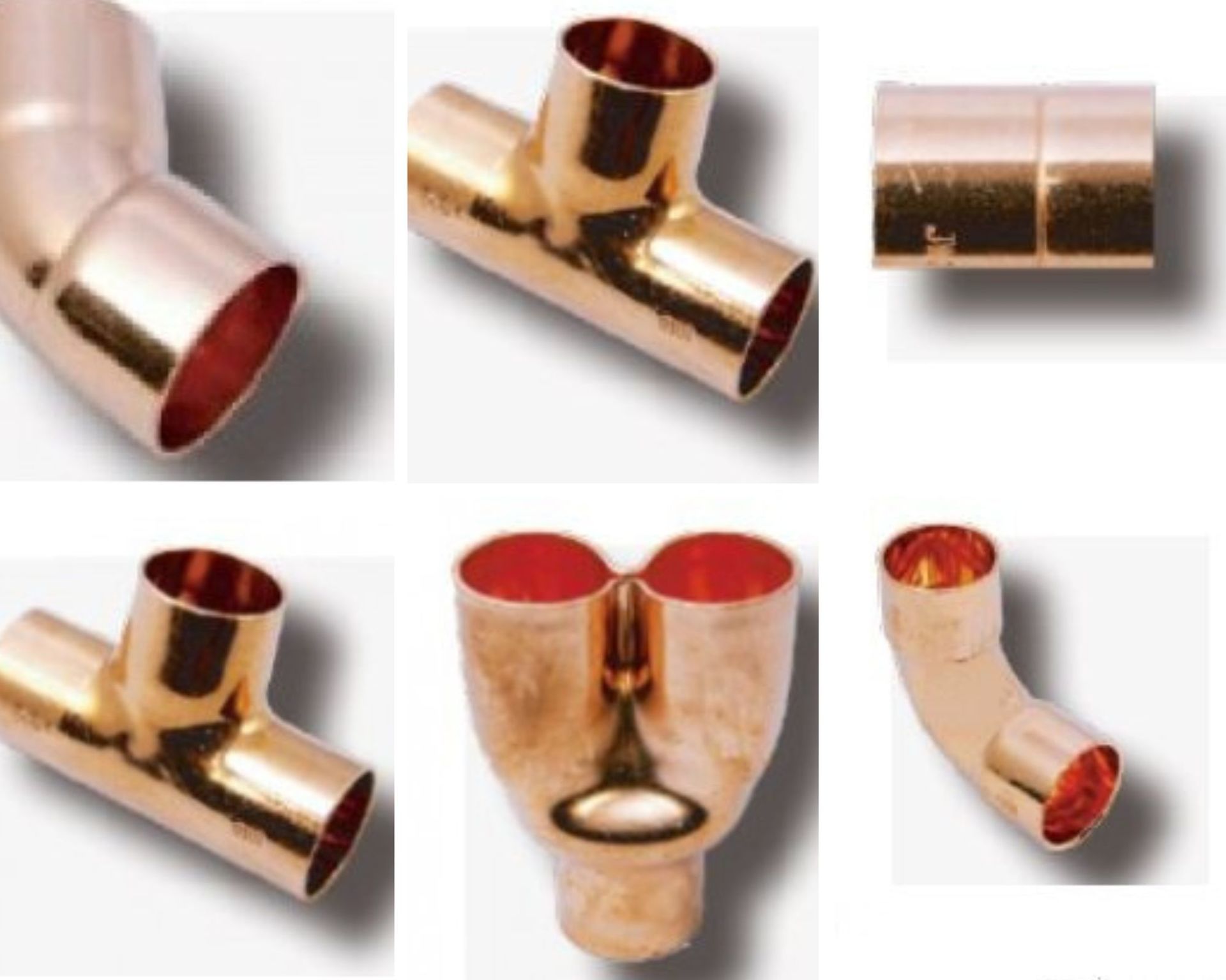 冷氣銅管焊接材料配件－各彎管、分歧頭、接頭介紹